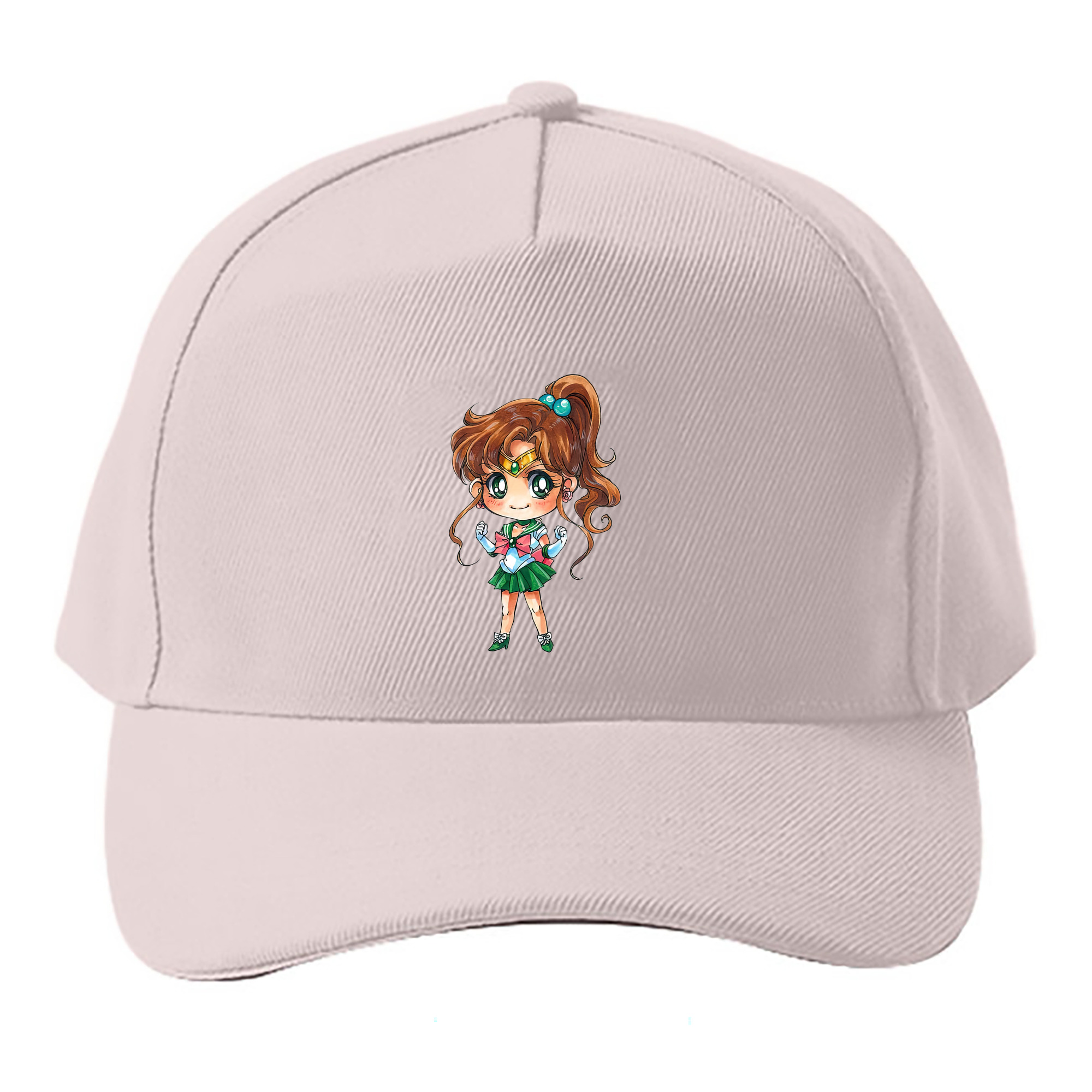 （画像用） 美少女戦士セーラームーン 木野 まこと きの まこと Sailor Moon Kino Makoto （セーラージュピター；Sailor Jupiter） ベースボールキャップ 綿100％ 男女兼用 帽子 スポーツ